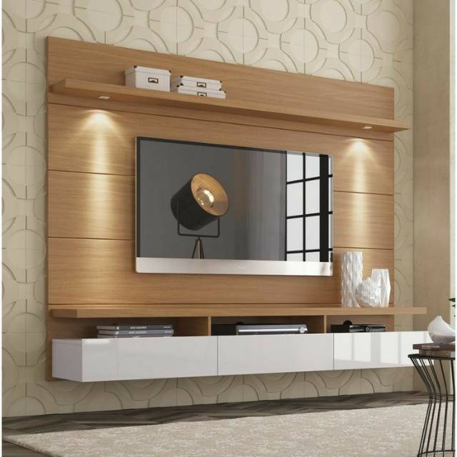 Mueble para tv con cajonera inferior, centro de entretenimiento para tv, mueble para pantalla D01160